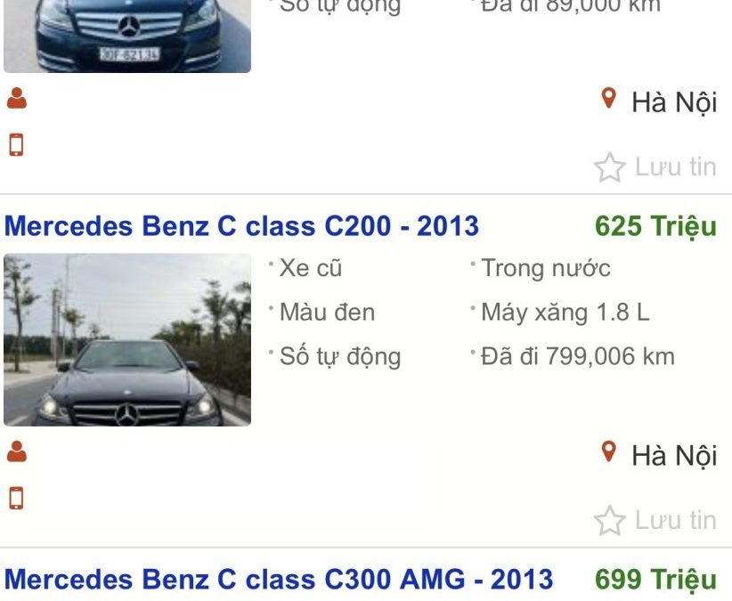 Xe hơi cũ Mercedes C-Class có tốn bảo dưỡng không?