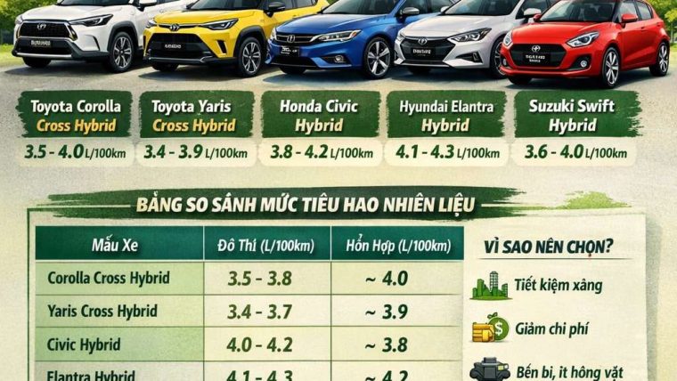 Xe hơi tiết kiệm chi phí